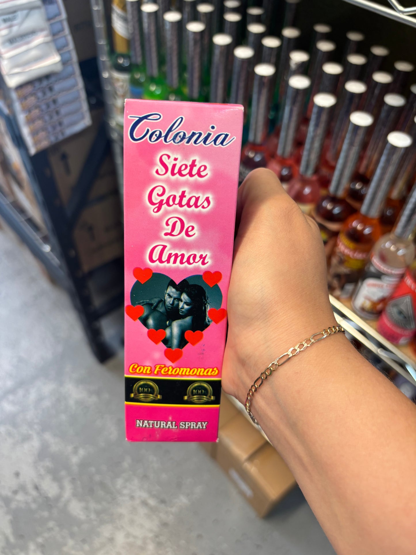 Colonia Siete Gotas de Amor con Fermonas