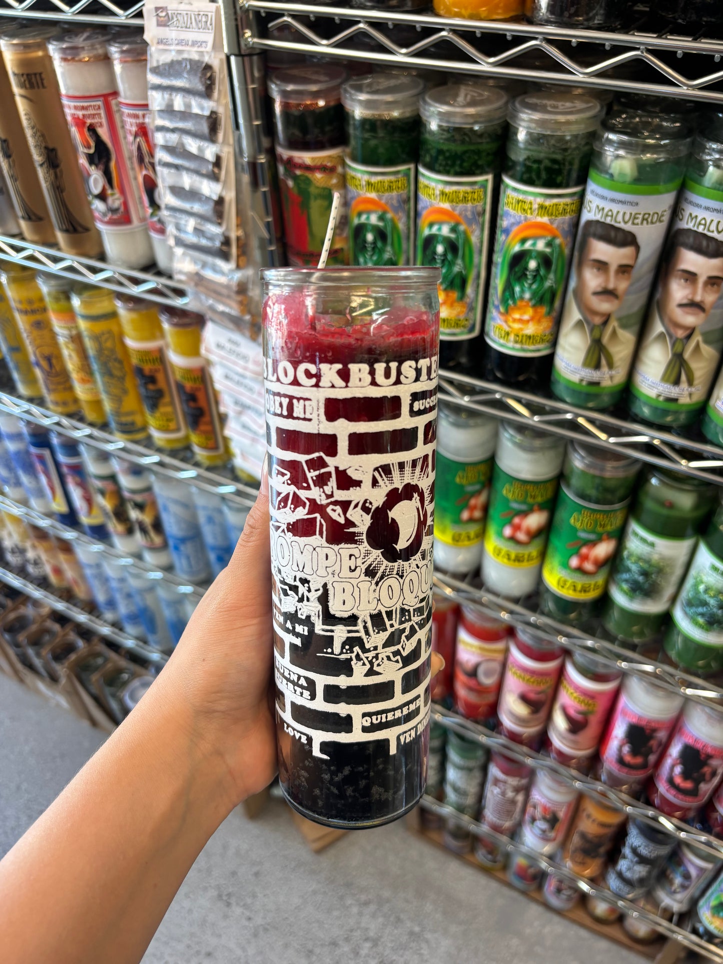 Veladora Rompe Bloque/Blockbuster