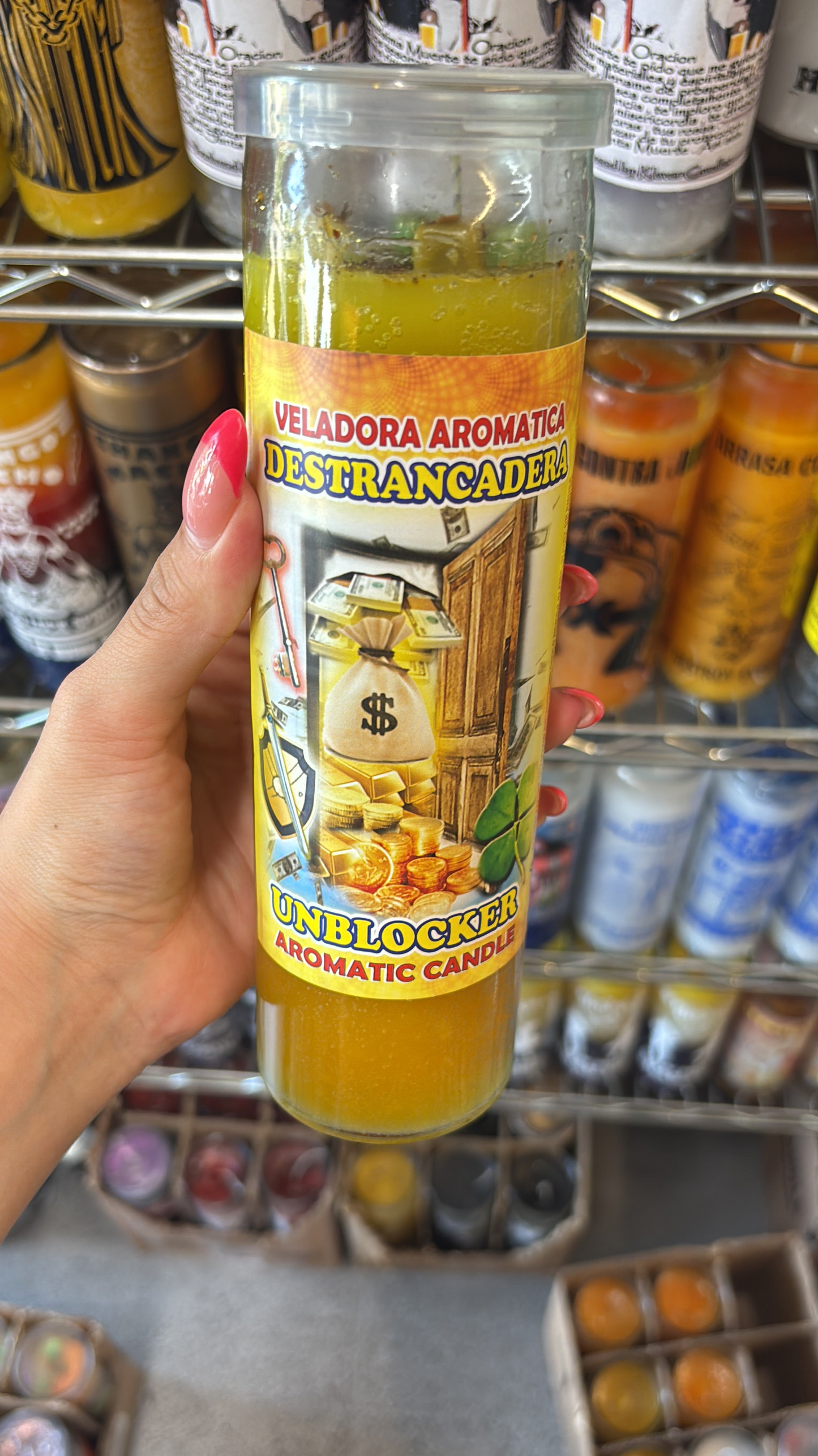 Veladora Destrancadera