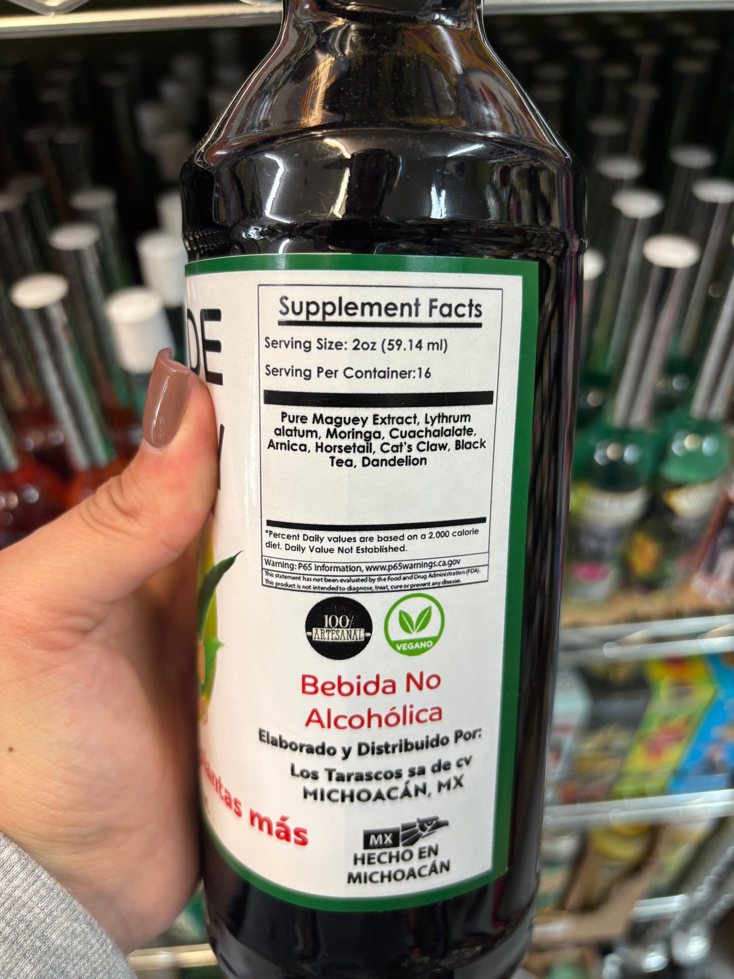 Jugo de Maguey Reforzado con Diente de León y 8 plantas Mas