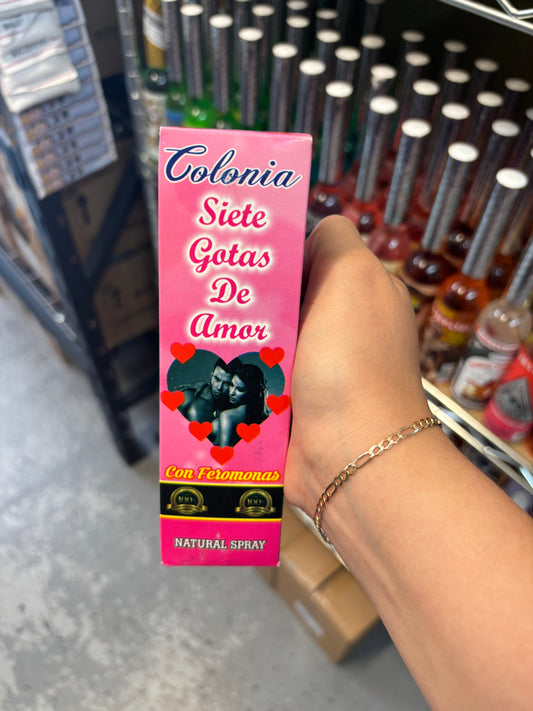Colonia Siete Gotas de Amor con Fermonas