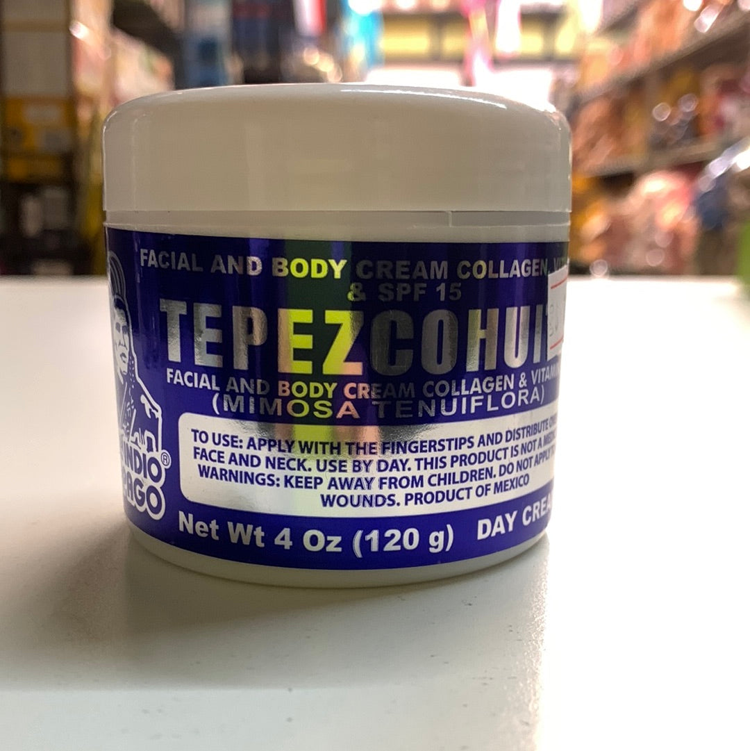 FACIAL AND BODY CREAM Tepezcohuite Colágeno Vitamina E