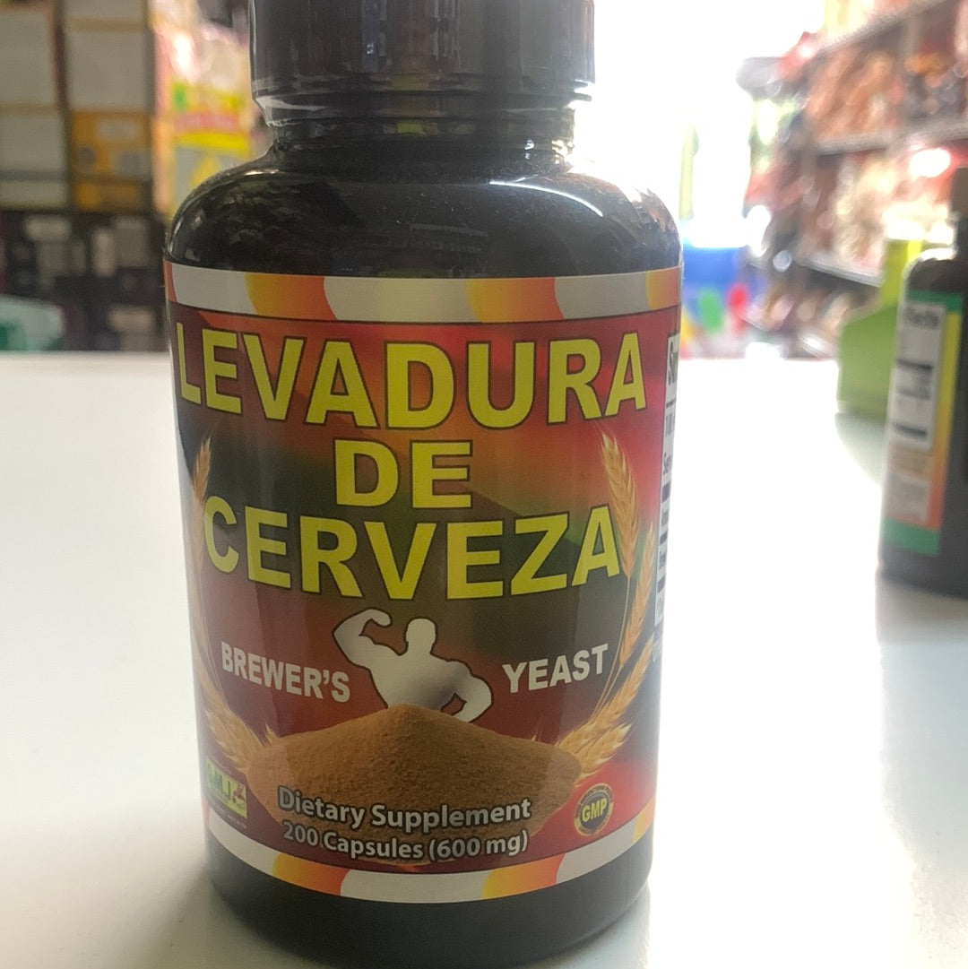 LEVADURA DE CERVEZA BREWER”S YEAST                             Dietary supplement 200 capsules (600 mg)