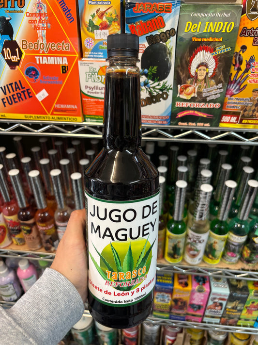 Jugo de Maguey Reforzado con Diente de León y 8 plantas Mas