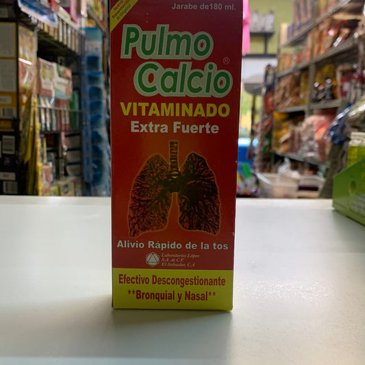 PULMO CALCIO VITAMINADO  Extra Fuerte Excelente En Alivio Rápido de la tos