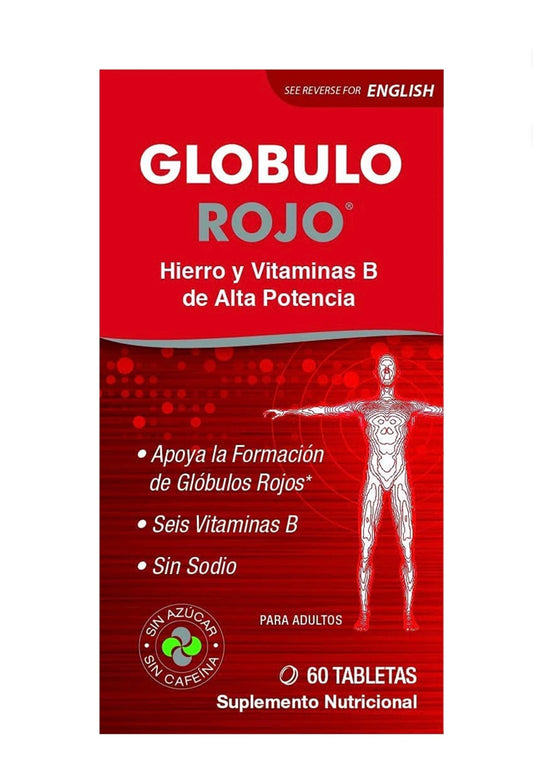 Glóbulo Rojo High Potency Iron & B Vitamins